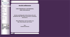 Desktop Screenshot of podologie-claudiabuchmann.de